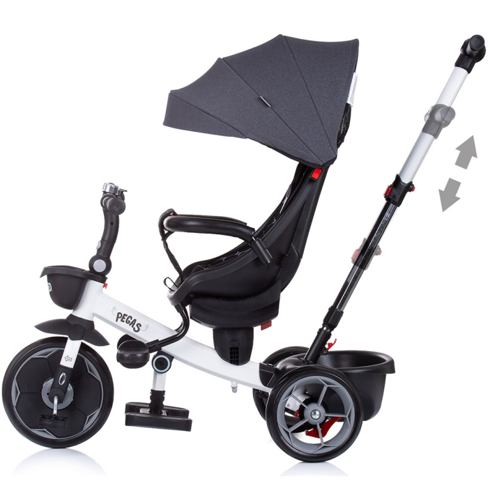 Tricicleta Chipolino Pegas cu sezut reversibil anthracite [3]