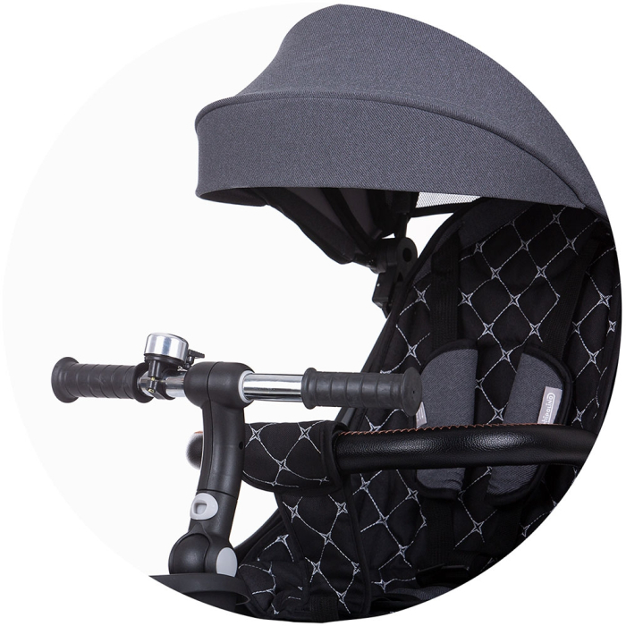 Tricicleta Chipolino Pegas cu sezut reversibil anthracite [10]