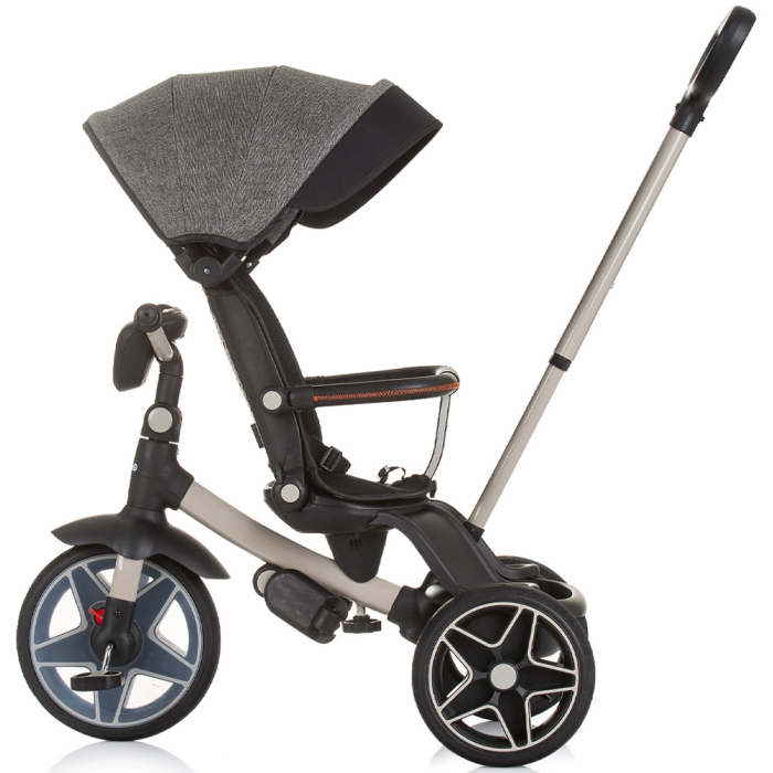 Tricicleta cu copertina si sezut reversibil Chipolino Derby granite [6]