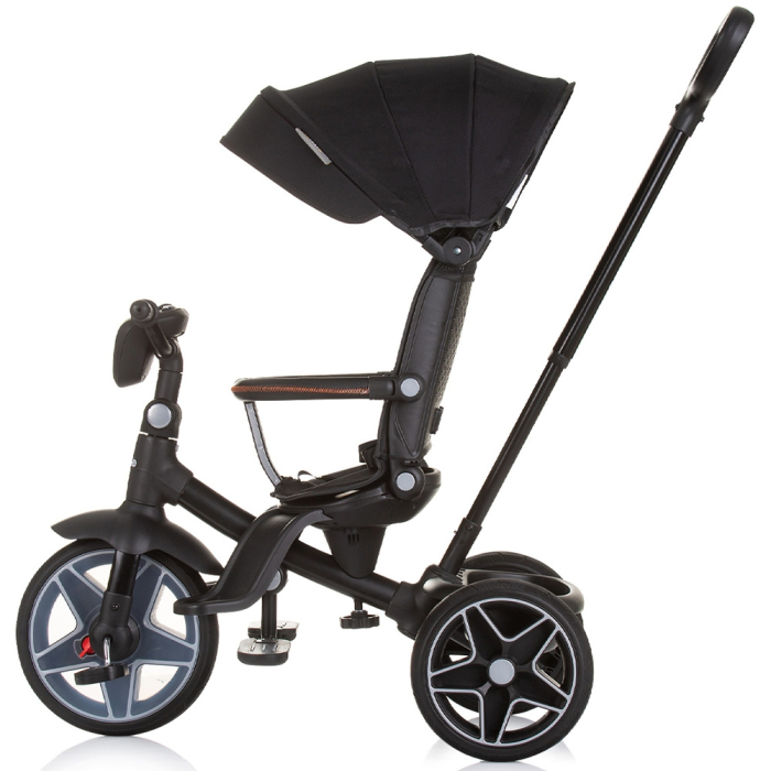 Tricicleta cu copertina si sezut reversibil Chipolino Derby obsidian [3]