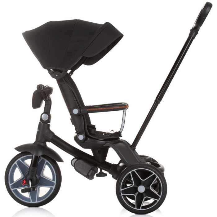 Tricicleta cu copertina si sezut reversibil Chipolino Derby obsidian [6]