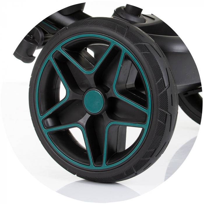 Tricicleta cu copertina si sezut reversibil Chipolino Derby teal [13]