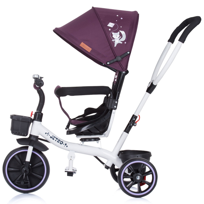 Tricicleta cu copertina si sezut reversibil Chipolino Jetro lilac [2]