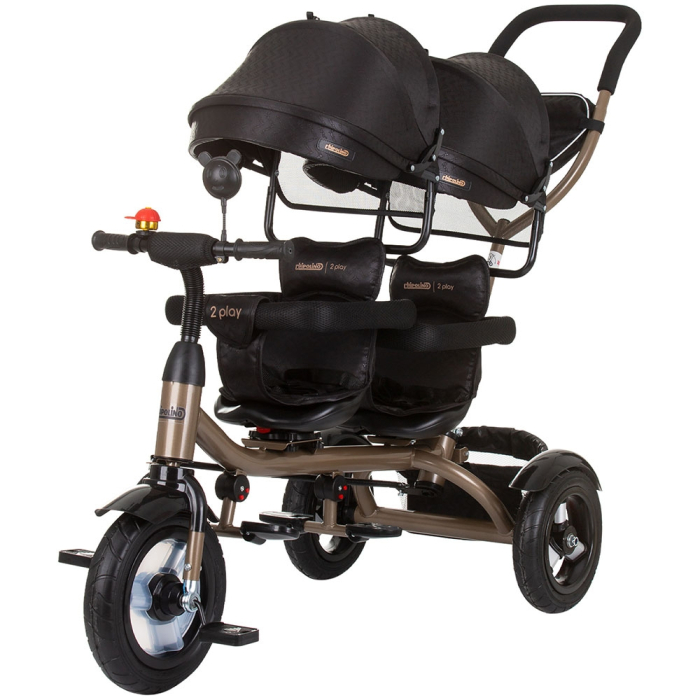 Tricicleta gemeni Chipolino 2Play obsidian gold [1]