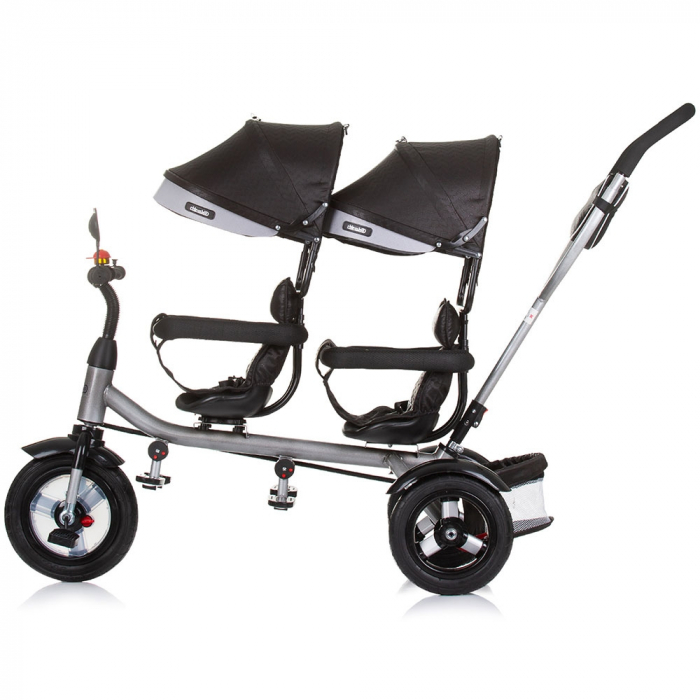 Tricicleta gemeni Chipolino 2Play obsidian silver [3]