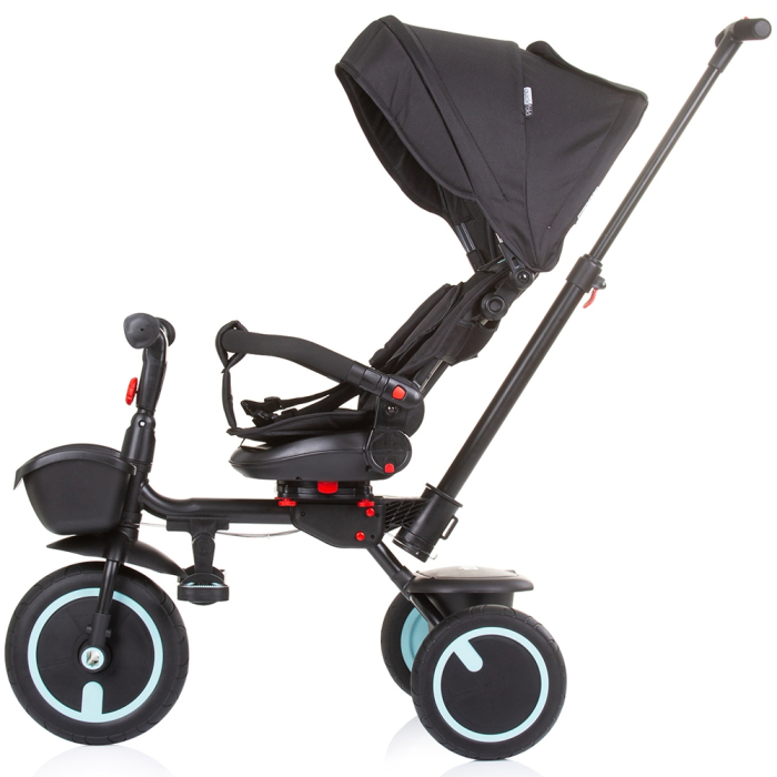 Tricicleta pliabila Chipolino Quick Fold cu sezut reversibil ebony [3]
