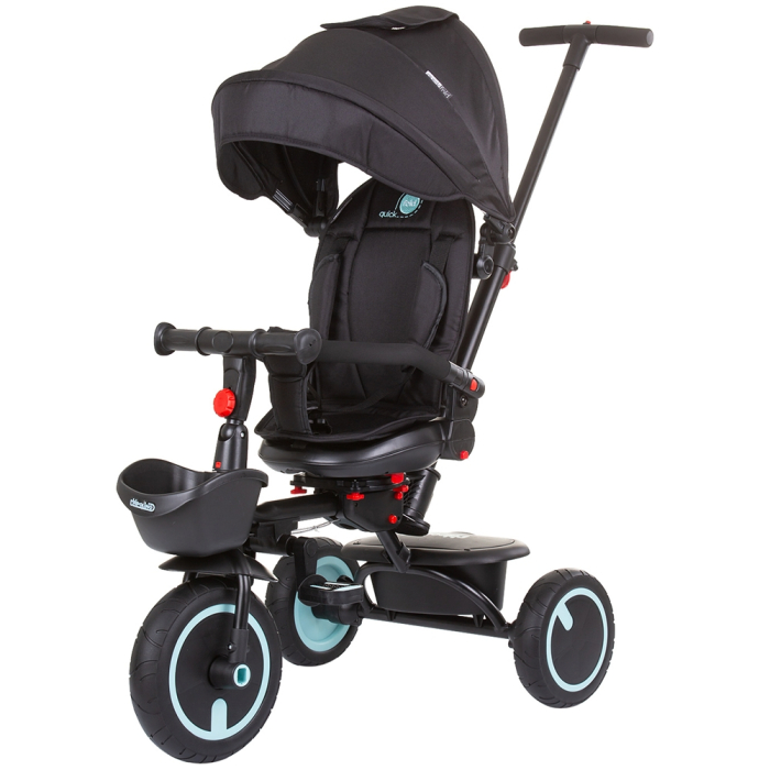 Tricicleta pliabila Chipolino Quick Fold cu sezut reversibil ebony [1]