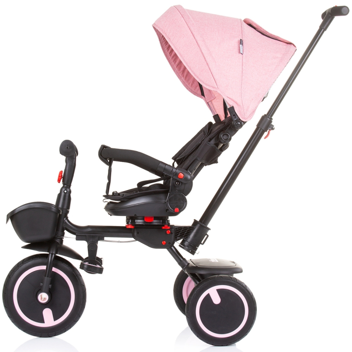 Tricicleta pliabila Chipolino Quick Fold cu sezut reversibil rose water [3]