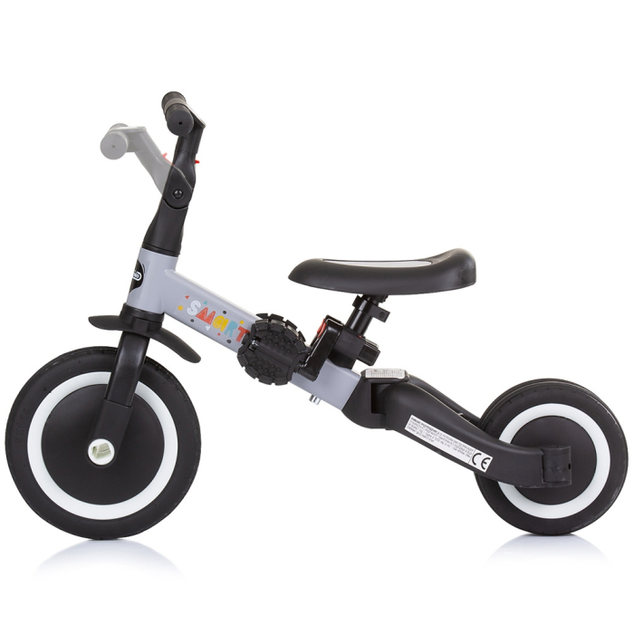 Tricicleta si bicicleta Chipolino Smarty 2 in 1 grey [6]