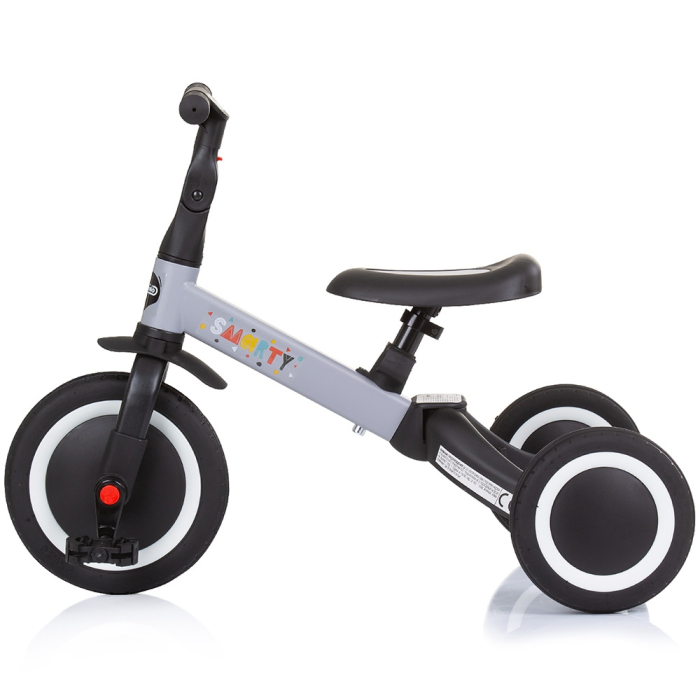 Tricicleta si bicicleta Chipolino Smarty 2 in 1 grey [2]