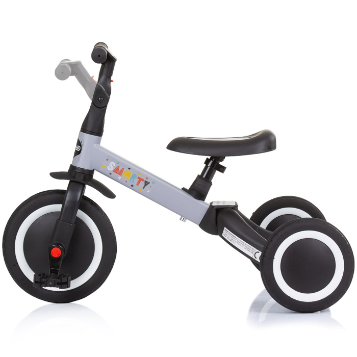 Tricicleta si bicicleta Chipolino Smarty 2 in 1 grey [3]