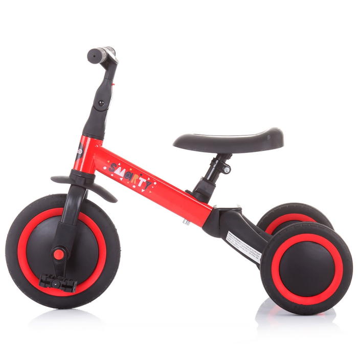 Tricicleta si bicicleta Chipolino Smarty 2 in 1 red [5]