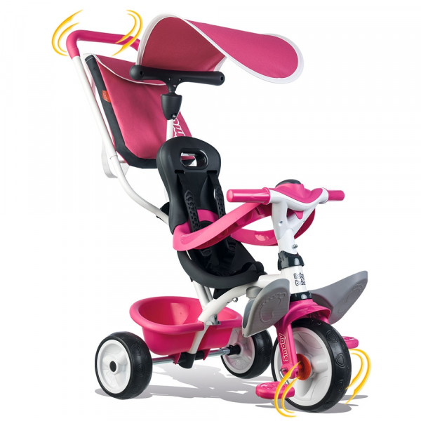 Tricicleta Smoby Baby Balade pink [3]