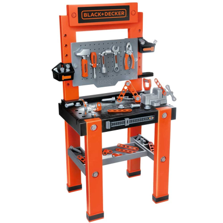 Atelier Smoby Black & Decker Bricolo One cu accesorii [0]
