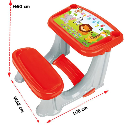 Banca scolara Pilsan Smart red [3]