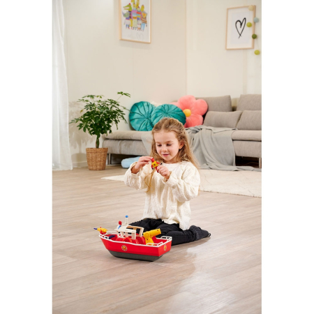 Barca Simba Fireman Sam Titan Fireboat 32 cm cu figurina si accesorii [11]