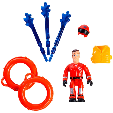 Barca Simba Fireman Sam Titan Fireboat 32 cm cu figurina si accesorii [3]