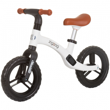 Biciclete copii - Bicicleta fara pedale Chipolino Zig Zag black white