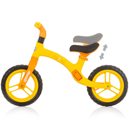 Bicicleta fara pedale Chipolino Zig Zag orange yellow [2]