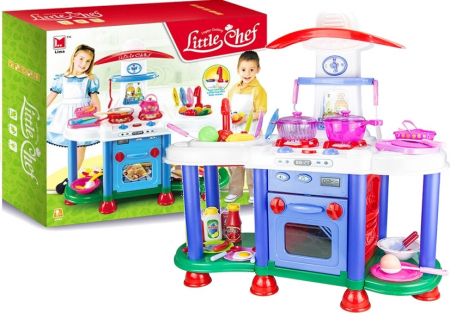 Jucarii de rol - Bucatarie Malipen Little Chef cu 48 de accesorii