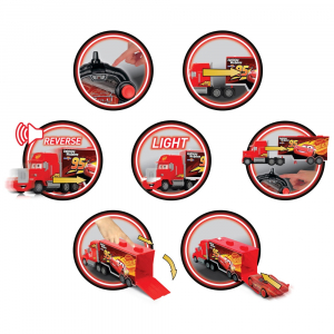 Camion Dickie Toys Cars 3 Turbo Truck Mack cu telecomanda [3]