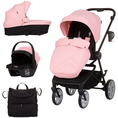 Carucioare 3 in 1 - Carucior Chipolino Linea 3 in 1 flamingo