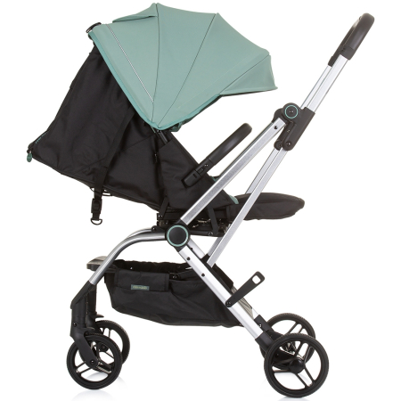Carucior Chipolino Twister pastel green cu sezut rotativ [4]
