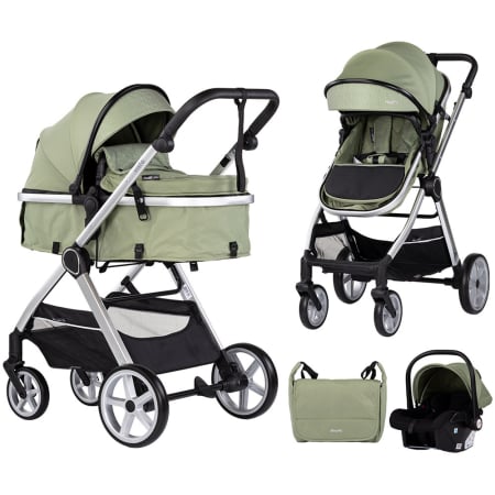 Carucioare 3 in 1 - Carucior Chipolino Vista 3 in 1 basil