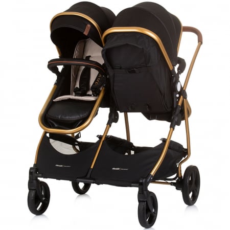 Carucior gemeni Chipolino Duo Smart 2 in 1 obsidian gold [3]
