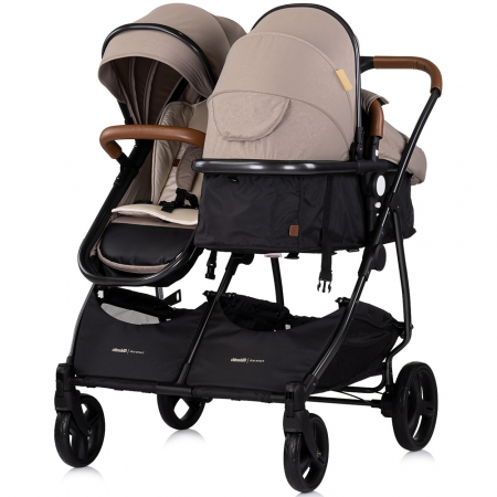 Carucior gemeni Chipolino Duo Smart 2 in 1 tiramisu [4]