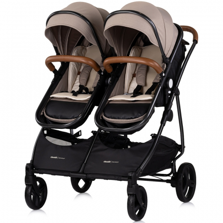 Carucior gemeni Chipolino Duo Smart 2 in 1 tiramisu [5]