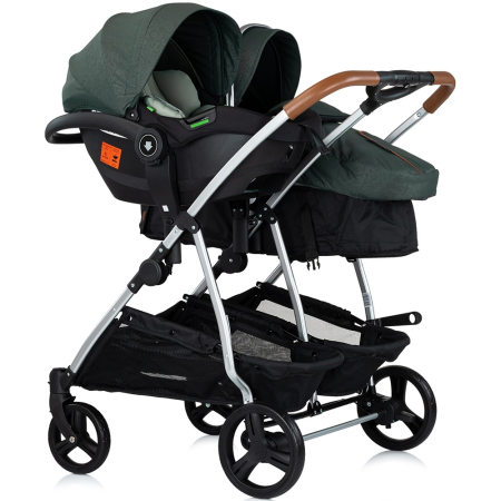 Carucior gemeni Chipolino Duo Smart 3 in 1 basil [9]