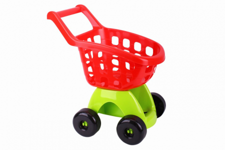 Jocuri de rol - Carucior supermarket, pentru cumparaturi TechnoK, rosu