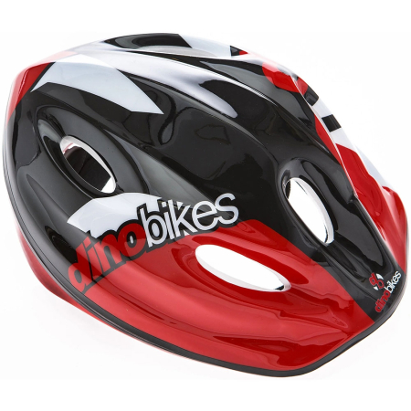 Echipamente de protectie copii - Casca de protectie Dino Bikes negru si rosu