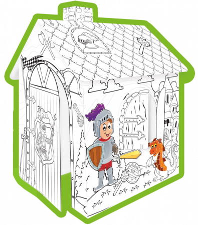  Seturi pictura si desen - Casuta de colorat sau pictat, Knight