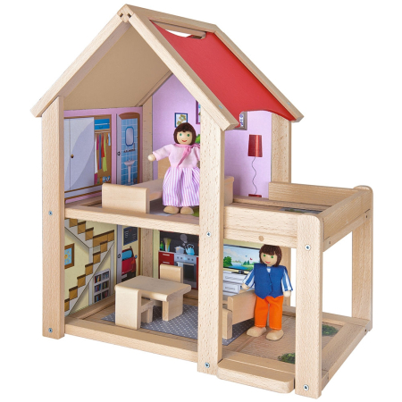 Jucarii copii - Casuta din lemn pentru papusi Eichhorn