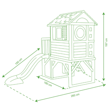 Casuta pentru copii Smoby pe piloni [4]