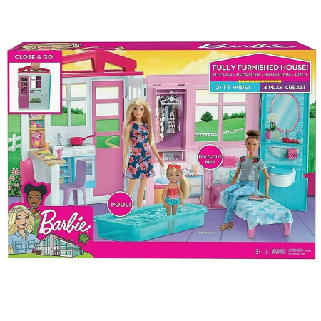 Casuta pentru papusi Barbie by Mattel cu accesorii [4]