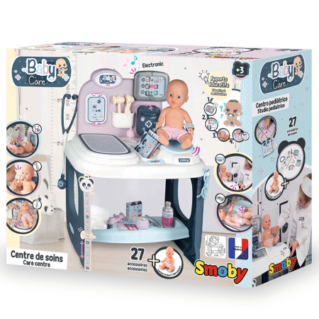 Centru de ingrijire pentru papusi Smoby Baby Care Center cu papusa si accesorii [25]