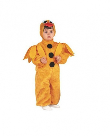 Jucarii de rol - Costum copii plusat, de pui, 1-2 ani