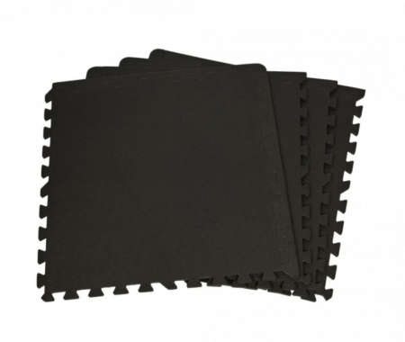 JOCURI SI PUZZLE  - Covor puzzle 4 piese 60x60 cm, 10 mm, negru
