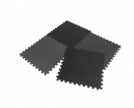 JOCURI SI PUZZLE  - Covor puzzle 4 piese 60x60 cm, 12 mm, negru
