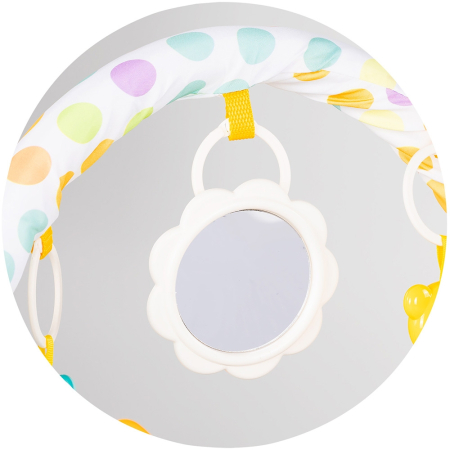 Covoras de joaca cu pian Chipolino Zoo Party blue [3]