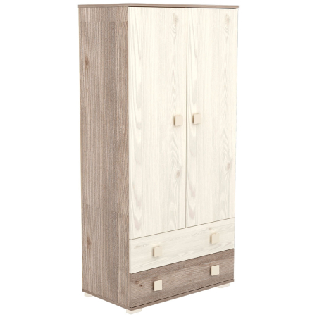 Dulap cu 2 usi si 2 sertare Hubners Sofia crem nisip [1]