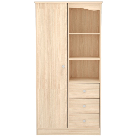 Dulap cu o usa si 3 sertare Hubners Eva natur [1]