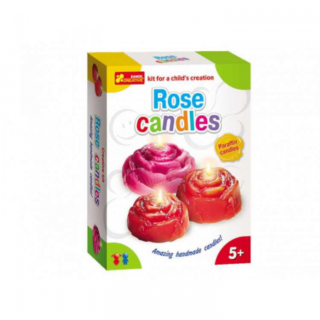  Seturi de artizanat - Joc Ranok, Lumanari trandafir