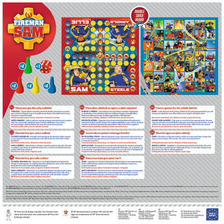 Joc Trefl Fireman Sam, Serpisori si scari Pompierul Sam 2 in 1 [2]