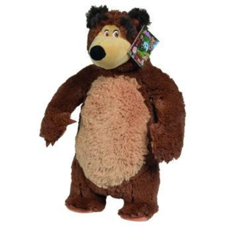 Jucarie de plus Simba Masha and the Bear, Bean Bag Bear 40 cm [1]