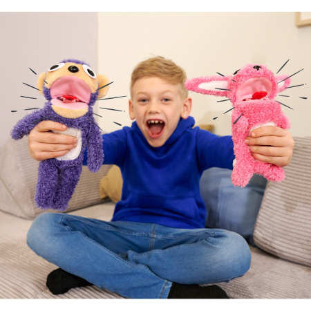 Jucarie de plus Simba ScreamerZ Rabbit 30 cm cu sunete [6]