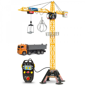 Jucarie Dickie Toys Macara Mega Crane cu camion si telecomanda [0]